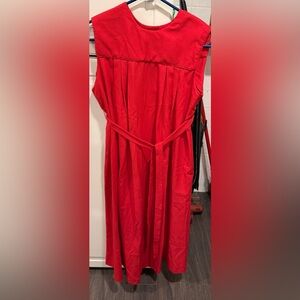 Precious cargo Elegant Red Sleeveless midi dress size 6 5:17